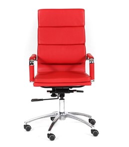 Офисное кресло CHAIRMAN 750 экокожа красная в Сыктывкаре - предосмотр 1